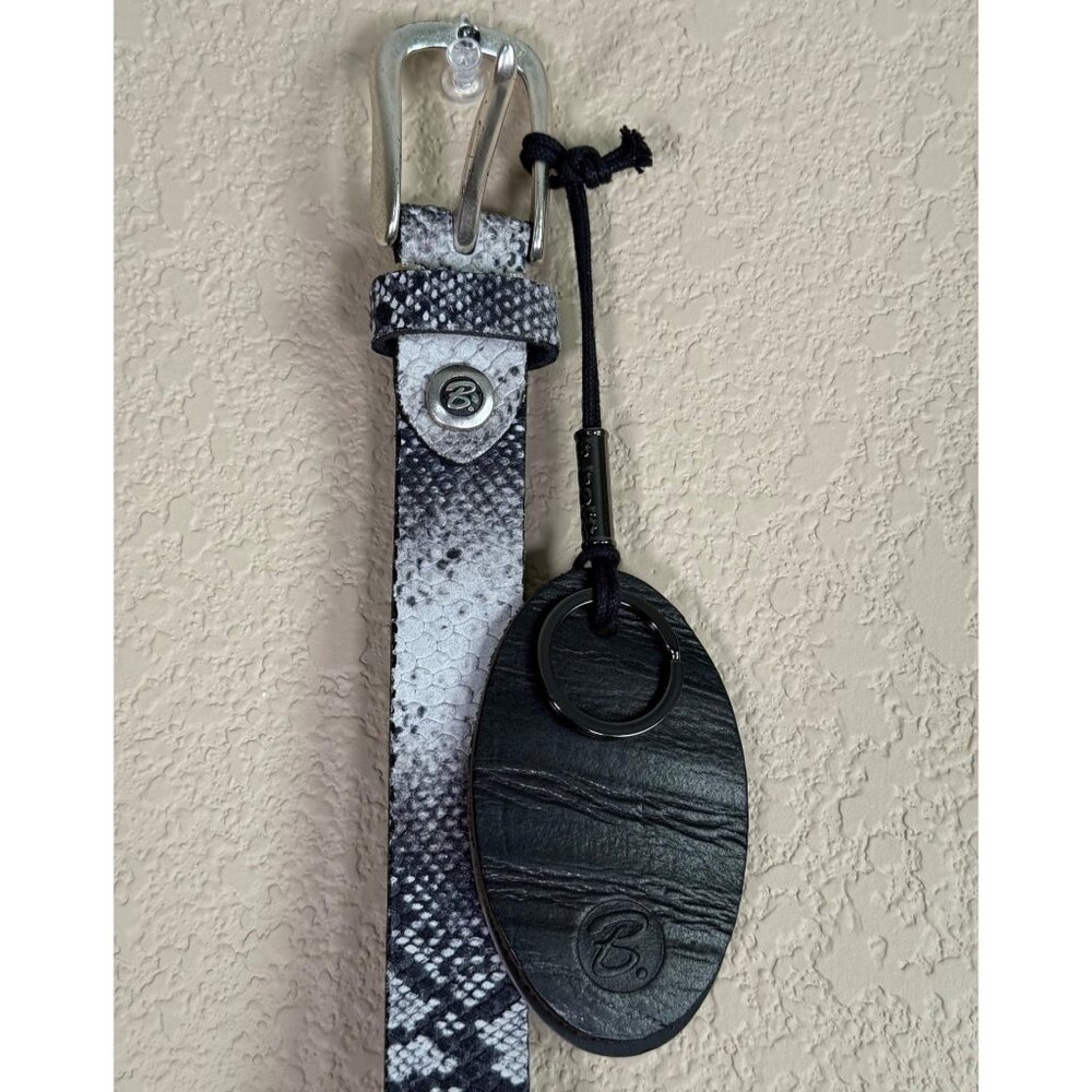 B. Belt Snake Print Leather Bona Women's Size XS/S - Picture 4 of 10